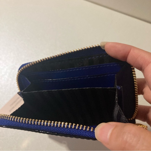 Victoria's Secret Royal Blue Croc-Embossed like Wallet - Picture 7 of 9